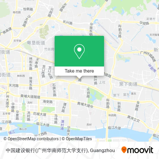 中国建设银行(广州华南师范大学支行) map