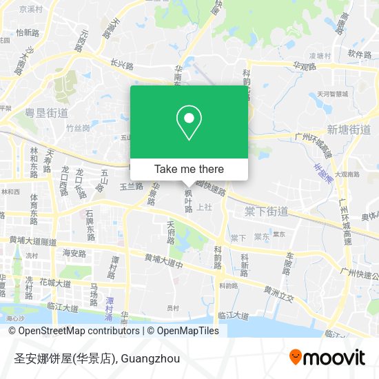 圣安娜饼屋(华景店) map
