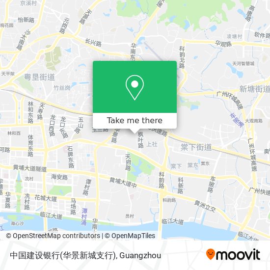 中国建设银行(华景新城支行) map