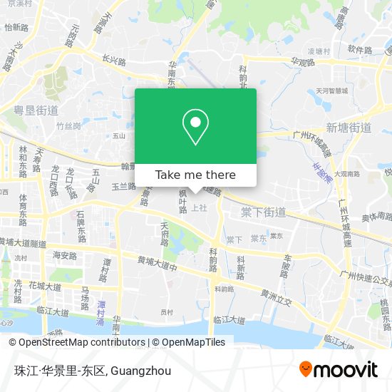 珠江·华景里-东区 map