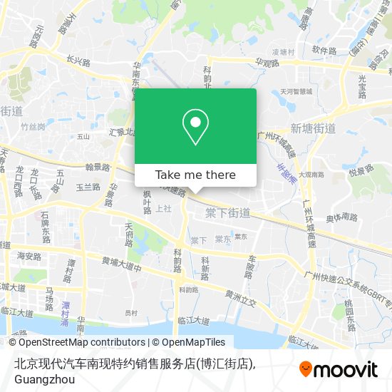 北京现代汽车南现特约销售服务店(博汇街店) map