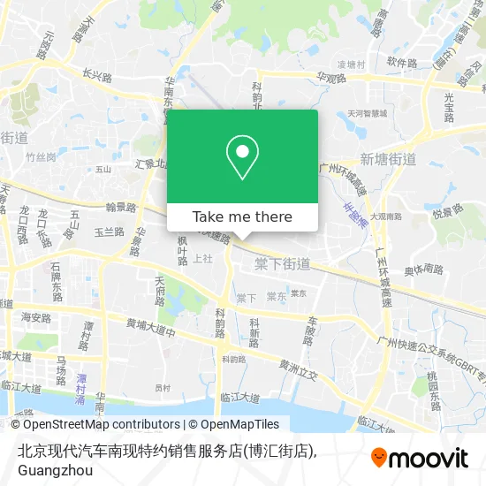 北京现代汽车南现特约销售服务店(博汇街店) map
