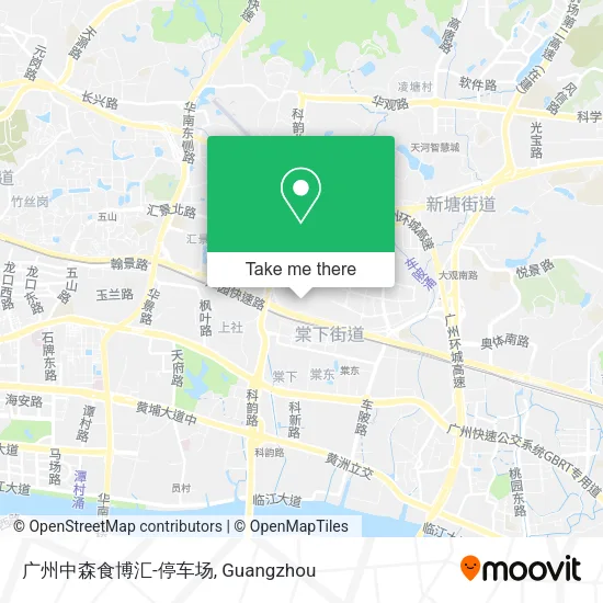 广州中森食博汇-停车场 map