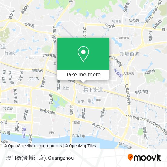 澳门街(食博汇店) map