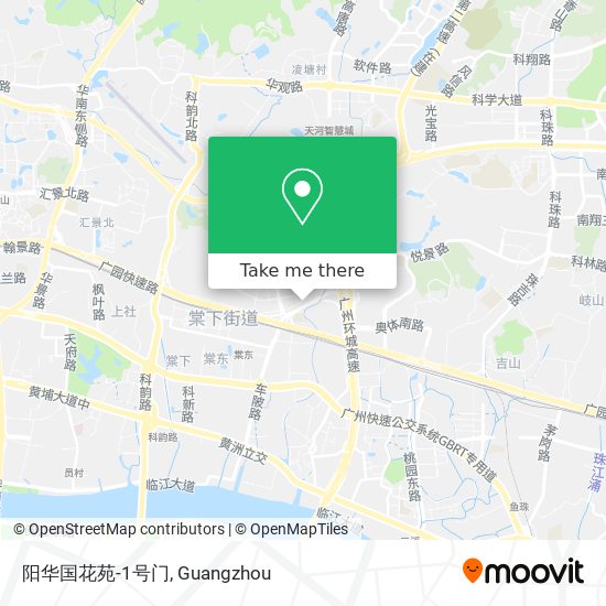 阳华国花苑-1号门 map
