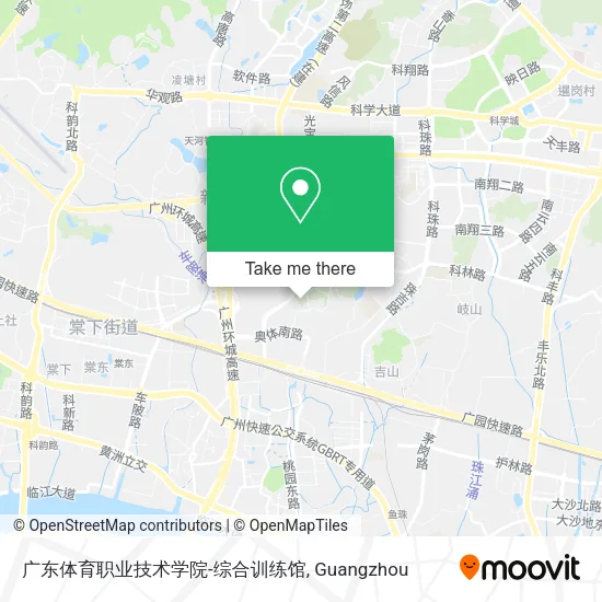 广东体育职业技术学院-综合训练馆 map