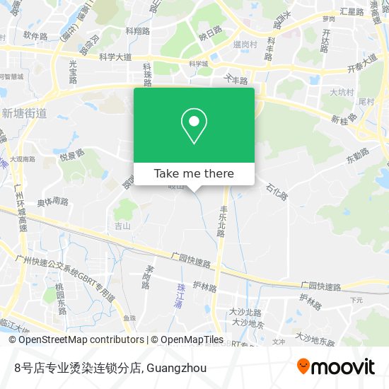 8号店专业烫染连锁分店 map
