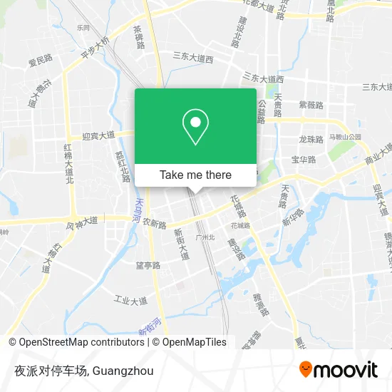 夜派对停车场 map