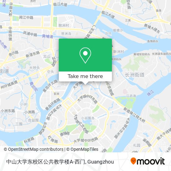 中山大学东校区公共教学楼A-西门 map
