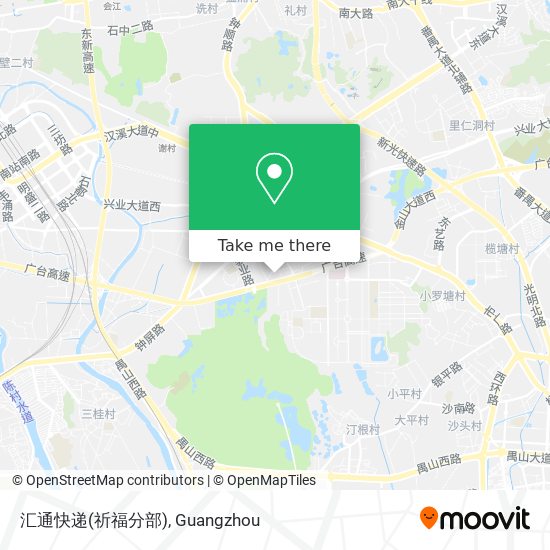 汇通快递(祈福分部) map