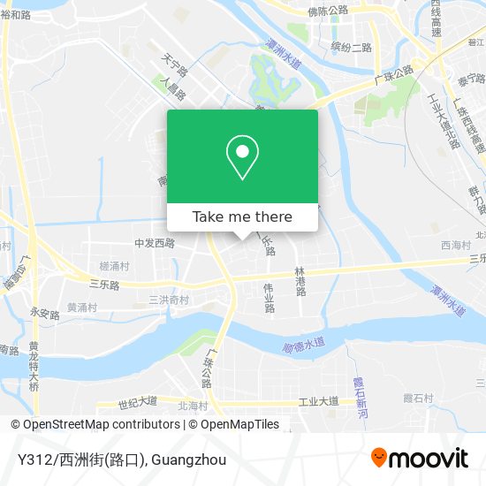 Y312/西洲街(路口) map