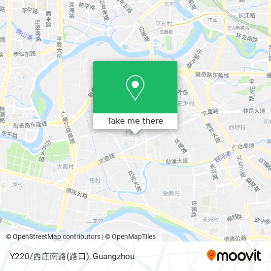 Y220/西庄南路(路口) map