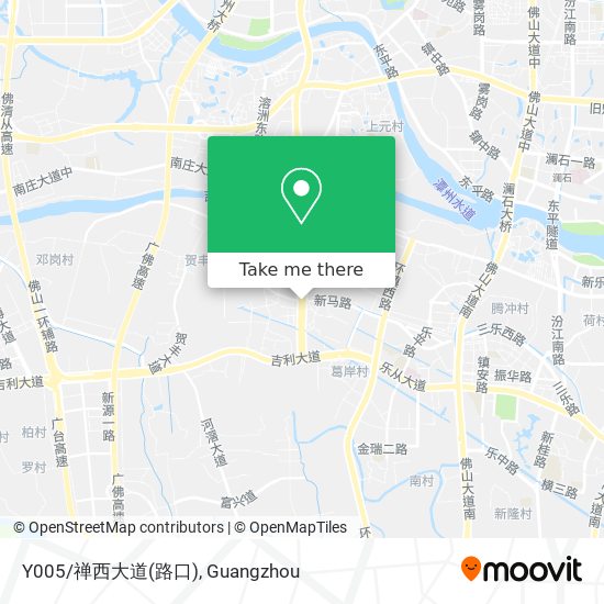 Y005/禅西大道(路口) map