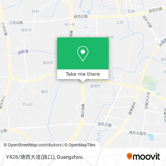 Y428/塘西大道(路口) map