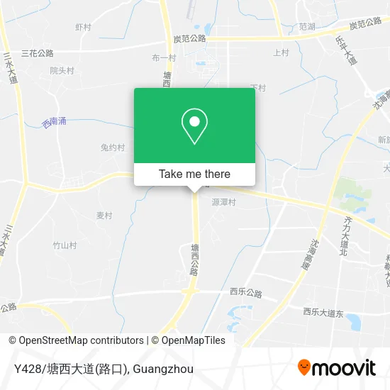 Y428/塘西大道(路口) map