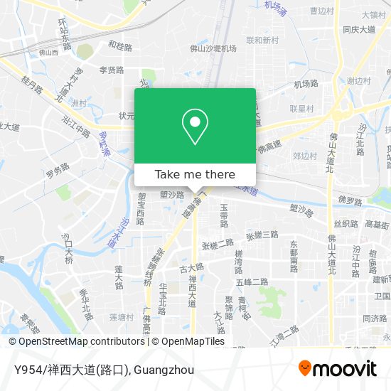 Y954/禅西大道(路口) map