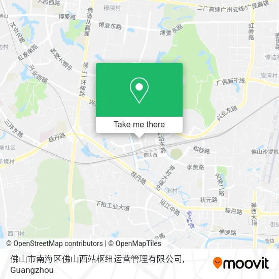 佛山市南海区佛山西站枢纽运营管理有限公司 map