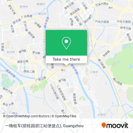 一嗨租车(碧桂园碧江站便捷点) map