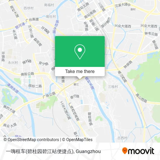 一嗨租车(碧桂园碧江站便捷点) map