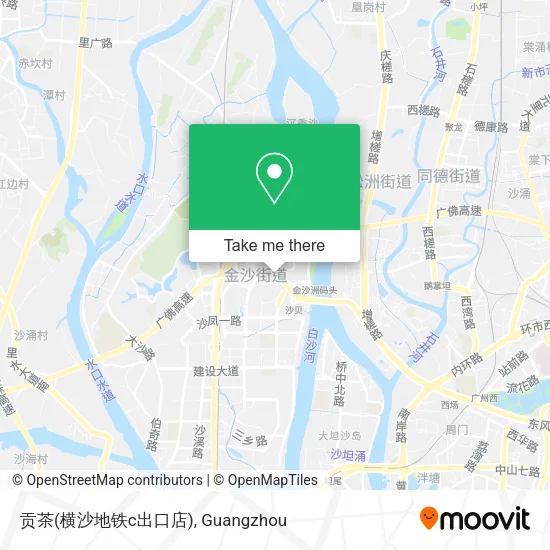 贡茶(横沙地铁c出口店) map