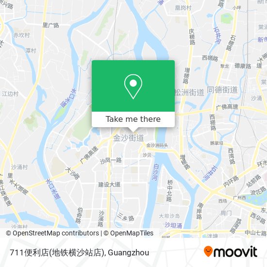 711便利店(地铁横沙站店) map