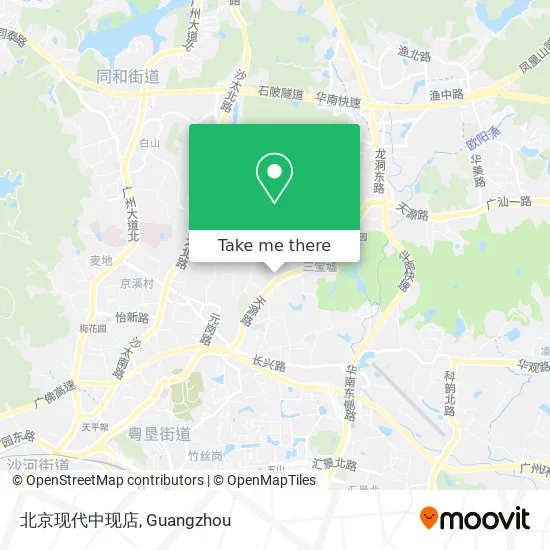 北京现代中现店 map