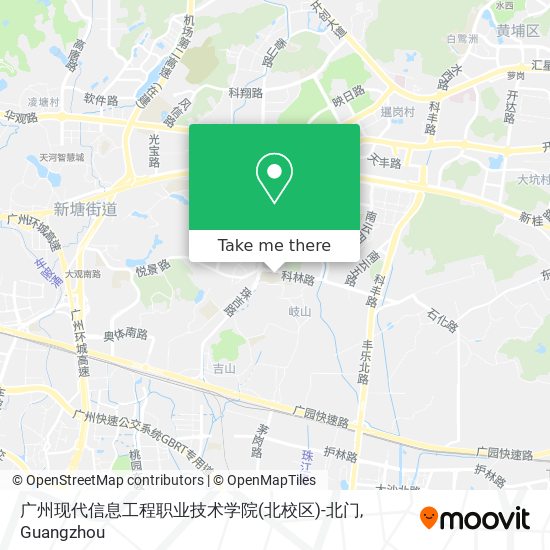 广州现代信息工程职业技术学院(北校区)-北门 map