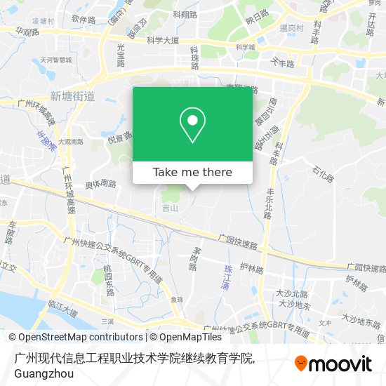 广州现代信息工程职业技术学院继续教育学院 map