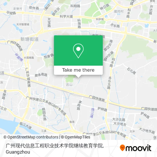 广州现代信息工程职业技术学院继续教育学院 map