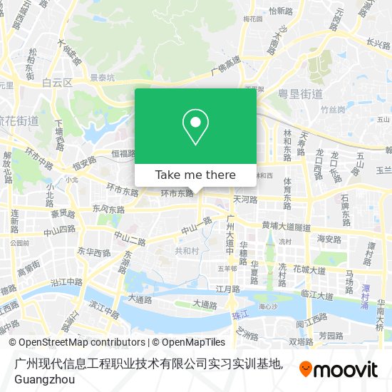广州现代信息工程职业技术有限公司实习实训基地 map