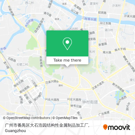 广州市番禺区大石浩园结构性金属制品加工厂 map