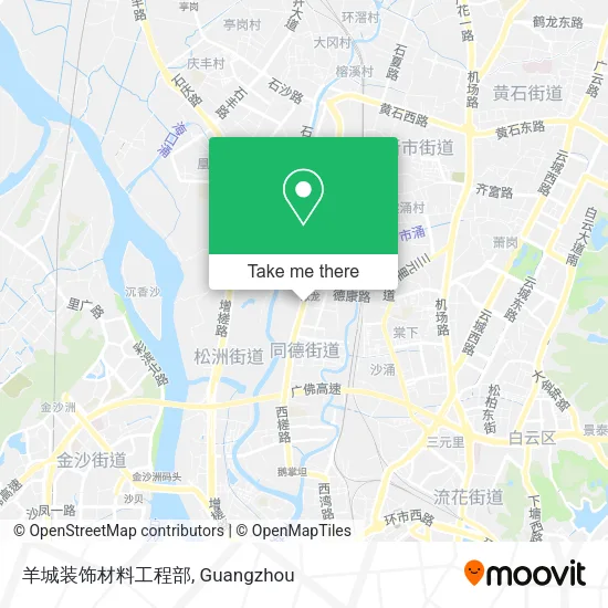 羊城装饰材料工程部 map