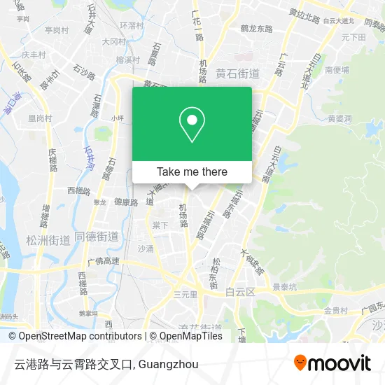 云港路与云霄路交叉口 map