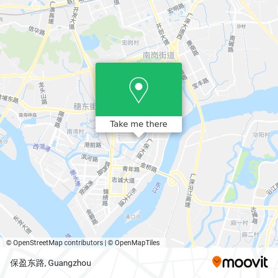 保盈东路 map