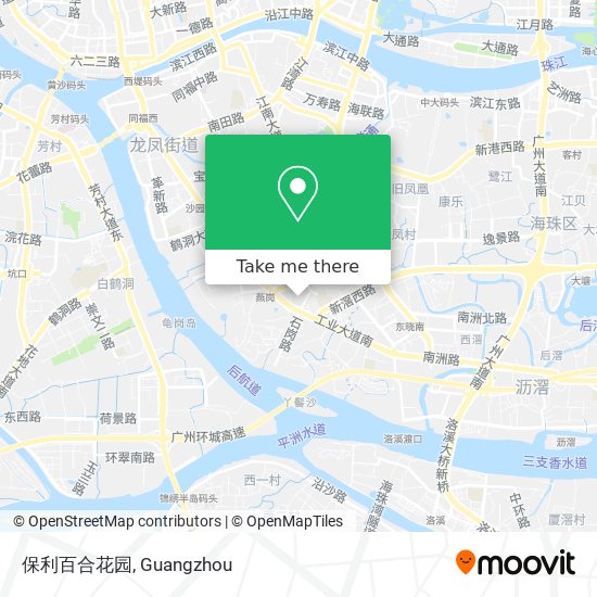 保利百合花园 map