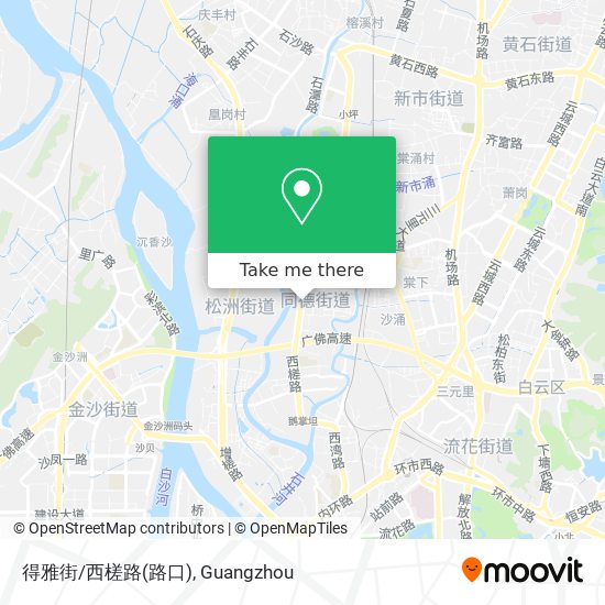 得雅街/西槎路(路口) map
