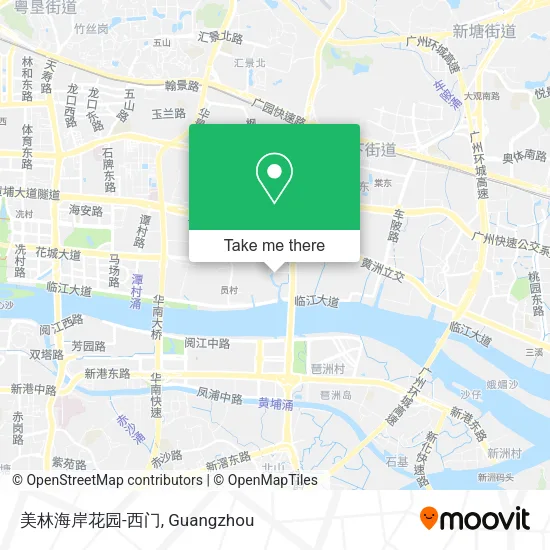 美林海岸花园-西门 map