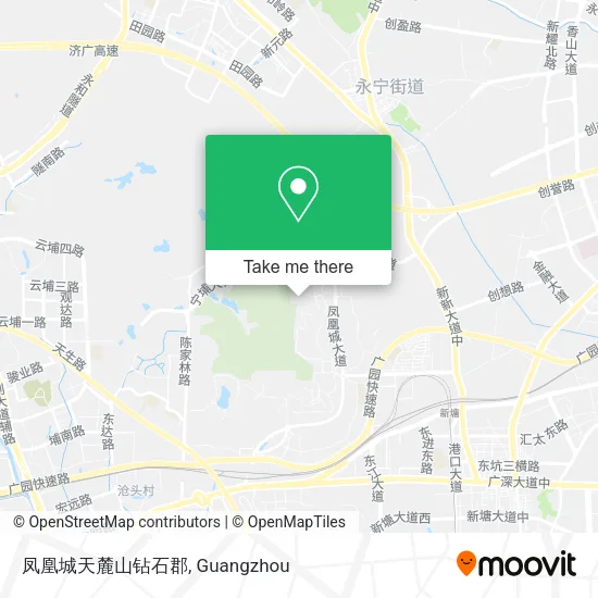 凤凰城天麓山钻石郡 map