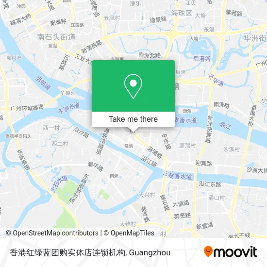 香港红绿蓝团购实体店连锁机构 map