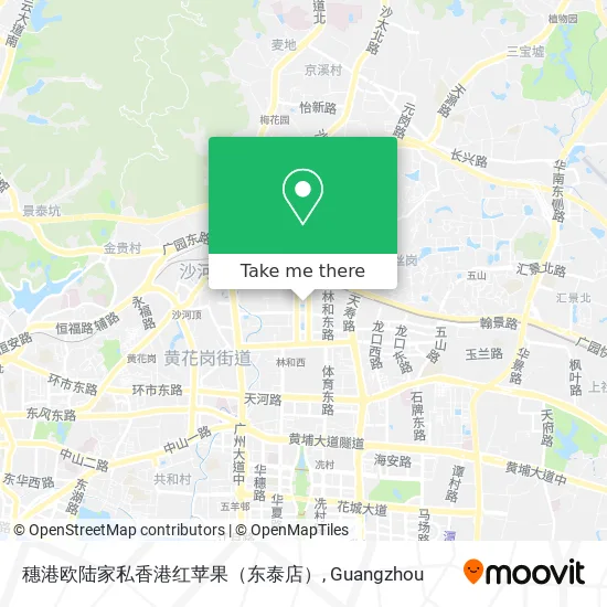 穗港欧陆家私香港红苹果（东泰店） map