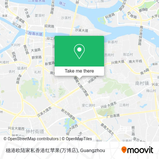 穗港欧陆家私香港红苹果(万博店) map