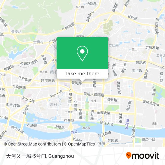 天河又一城-5号门 map