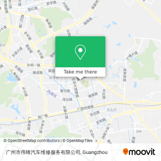 广州市伟锋汽车维修服务有限公司 map