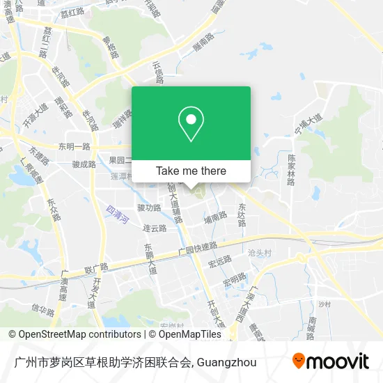 广州市萝岗区草根助学济困联合会 map