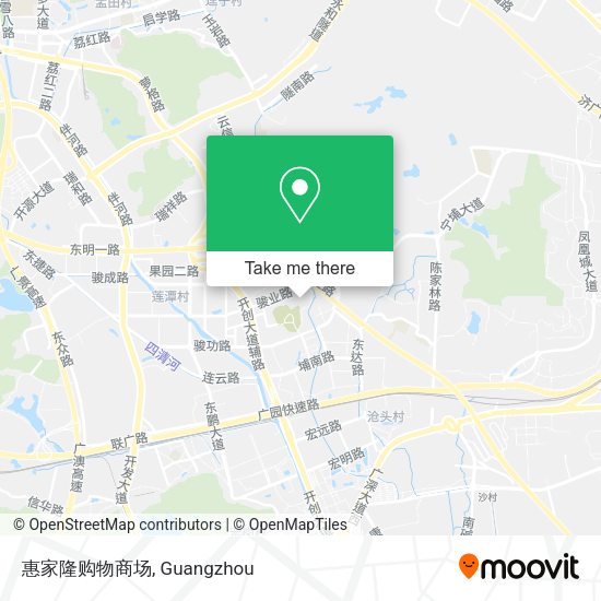 惠家隆购物商场 map