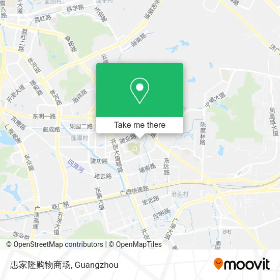 惠家隆购物商场 map