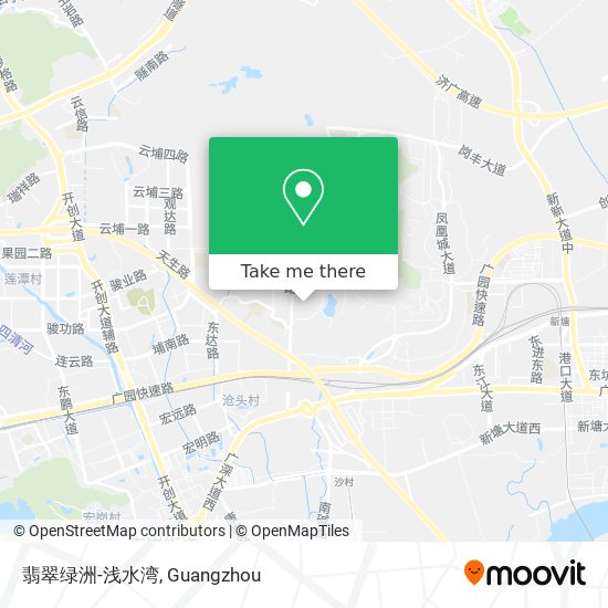 翡翠绿洲-浅水湾 map