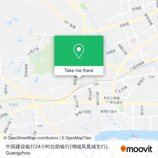 中国建设银行24小时自助银行(增城凤凰城支行) map