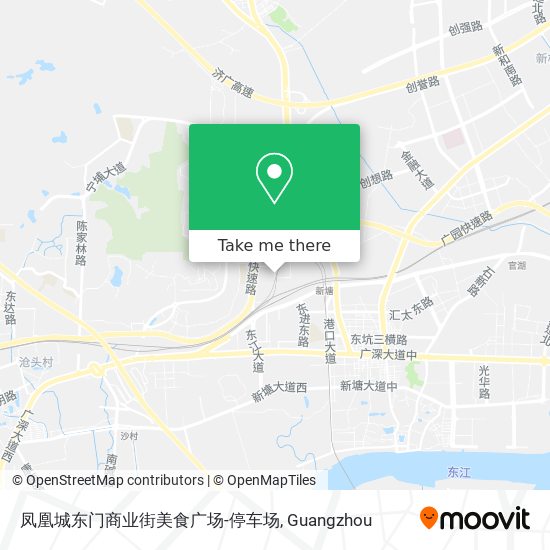 凤凰城东门商业街美食广场-停车场 map