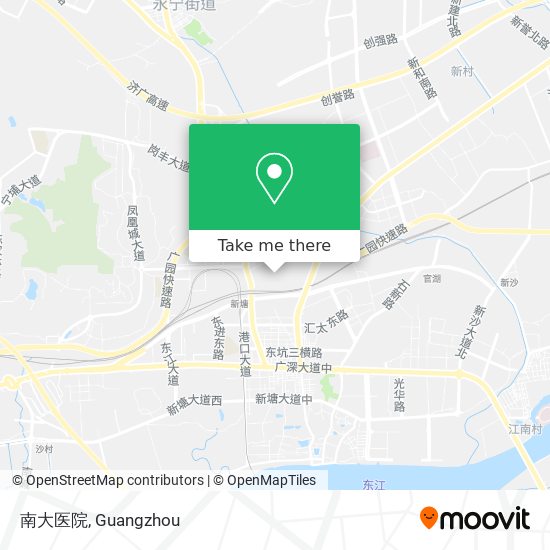 南大医院 map